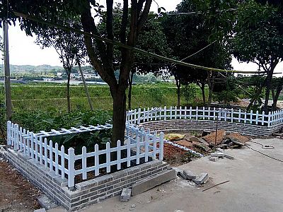 小区塑钢围墙护栏